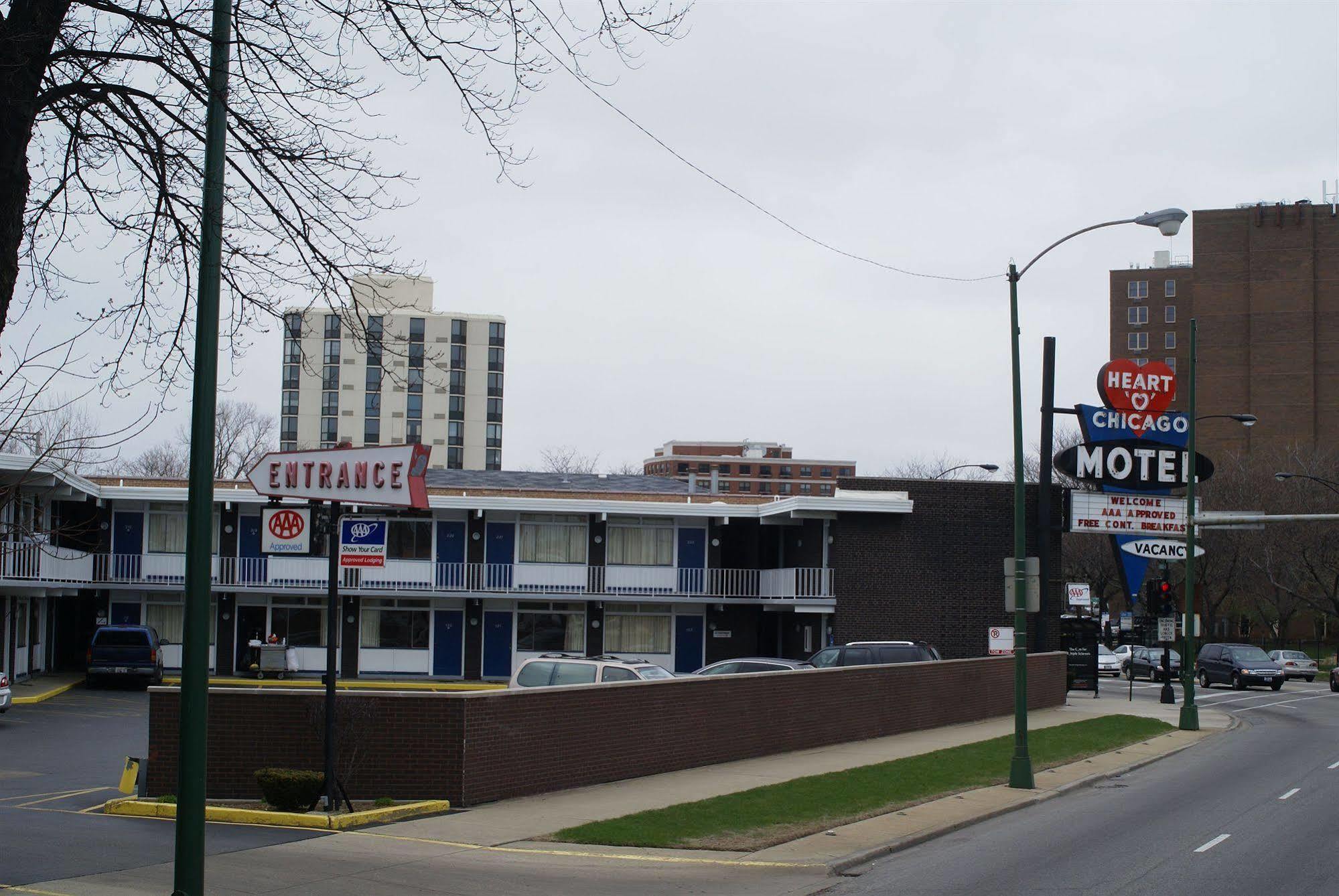 Heart O' Chicago Motel Zewnętrze zdjęcie